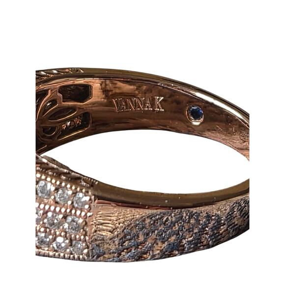 Vanna K For Bella Luce 18k Rose Gold Over S/S 10.76ctw Lavendar/ White Diam Sim - Picture 4 of 9